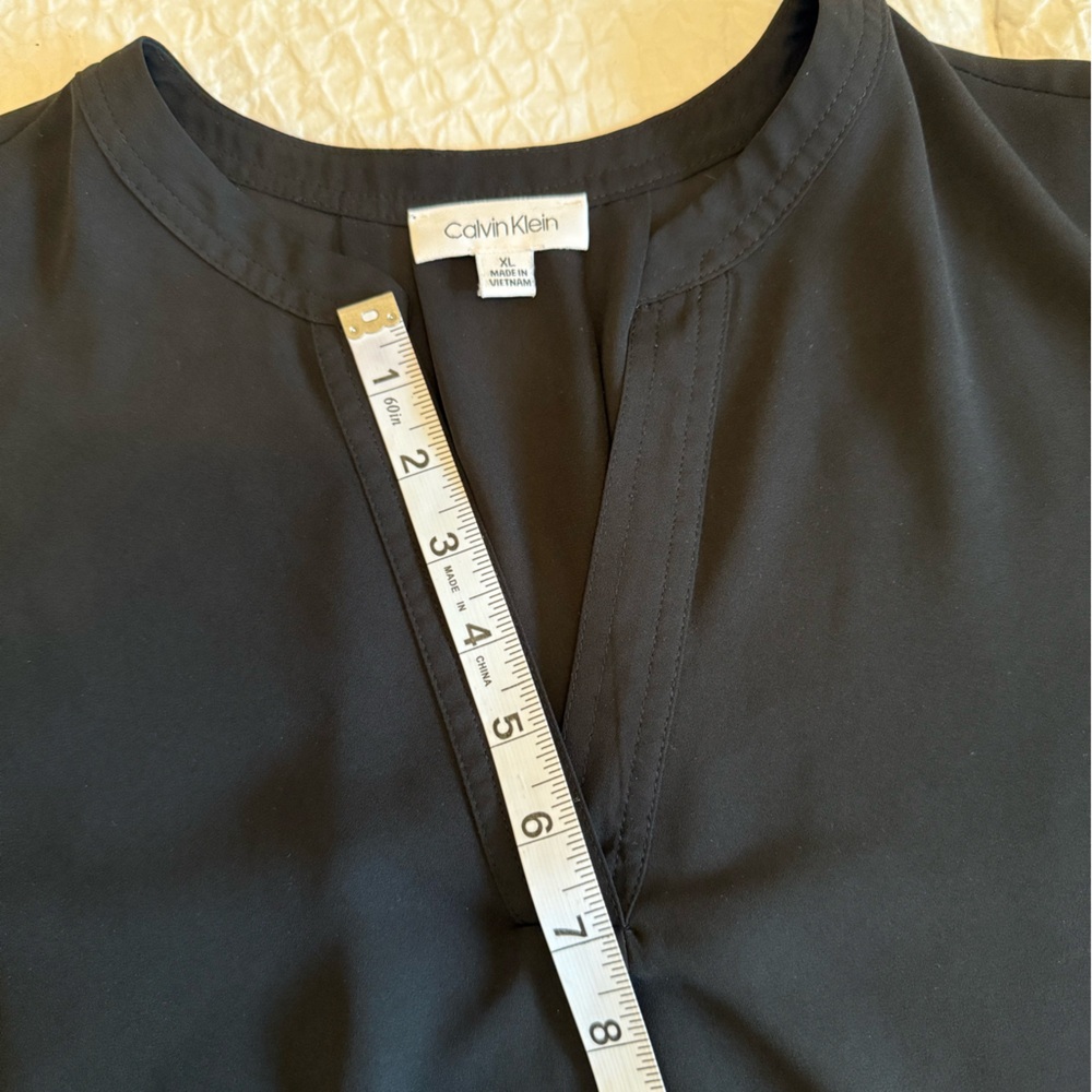 Calvin Klein Black Blouse - Picture 6 of 9